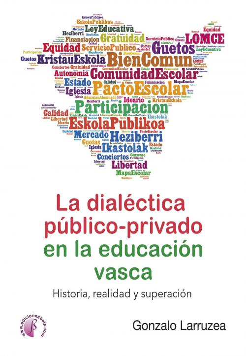 Cover of the book La dialéctica público-privado en la educación vasca by Gonzalo Larruzea Román, Ediciones Beta III Milenio