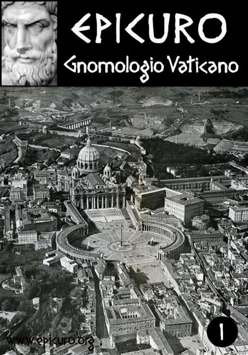 Cover of the book Gnomologio Vaticano by Epicuro, Epicuro.org