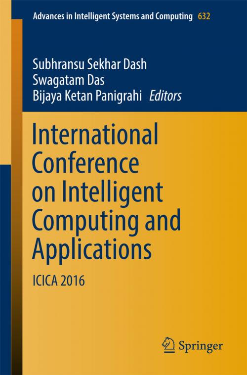 Cover of the book International Conference on Intelligent Computing and Applications by , Springer Singapore