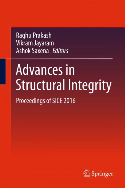 Cover of the book Advances in Structural Integrity by , Springer Singapore