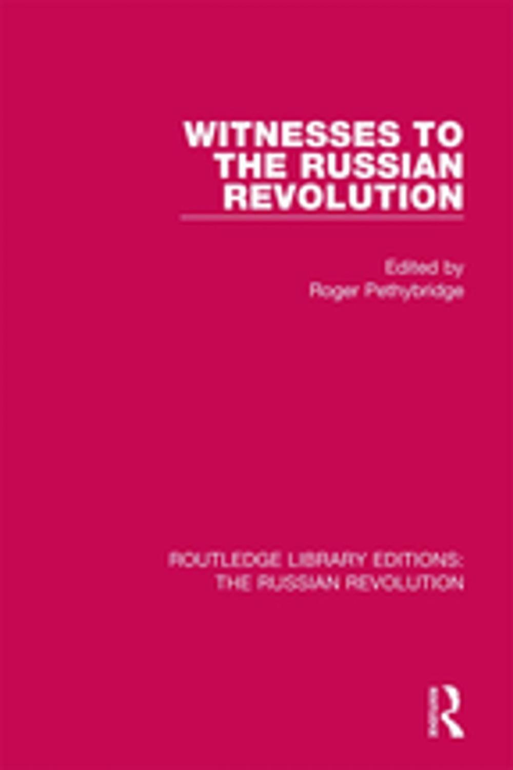 Big bigCover of Witnesses to the Russian Revolution