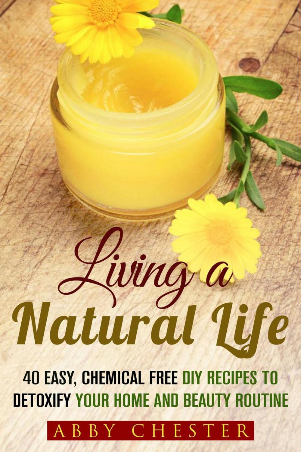 Big bigCover of Living a Natural Life: 40 Easy, DIY Recipes to Detoxify Your Home and Beauty Routine