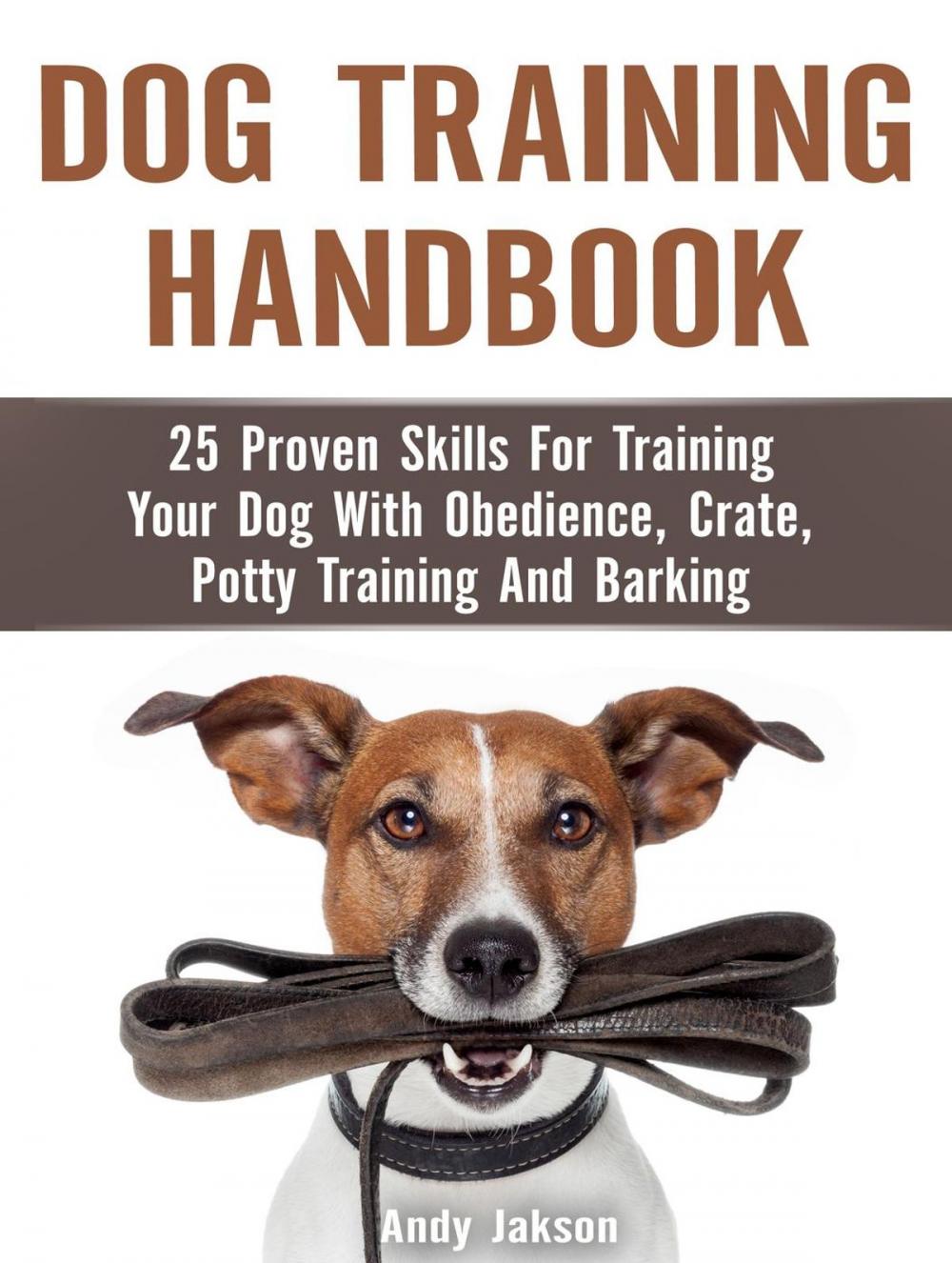 Big bigCover of Dog Training Handbook: 25 Proven Skills For Training Your Dog With Obedience, Crate, Potty Training And Barking