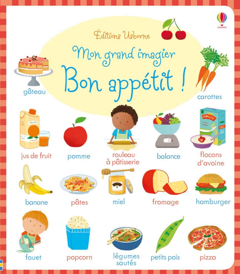 Big bigCover of Mon grand imagier - Bon appétit !