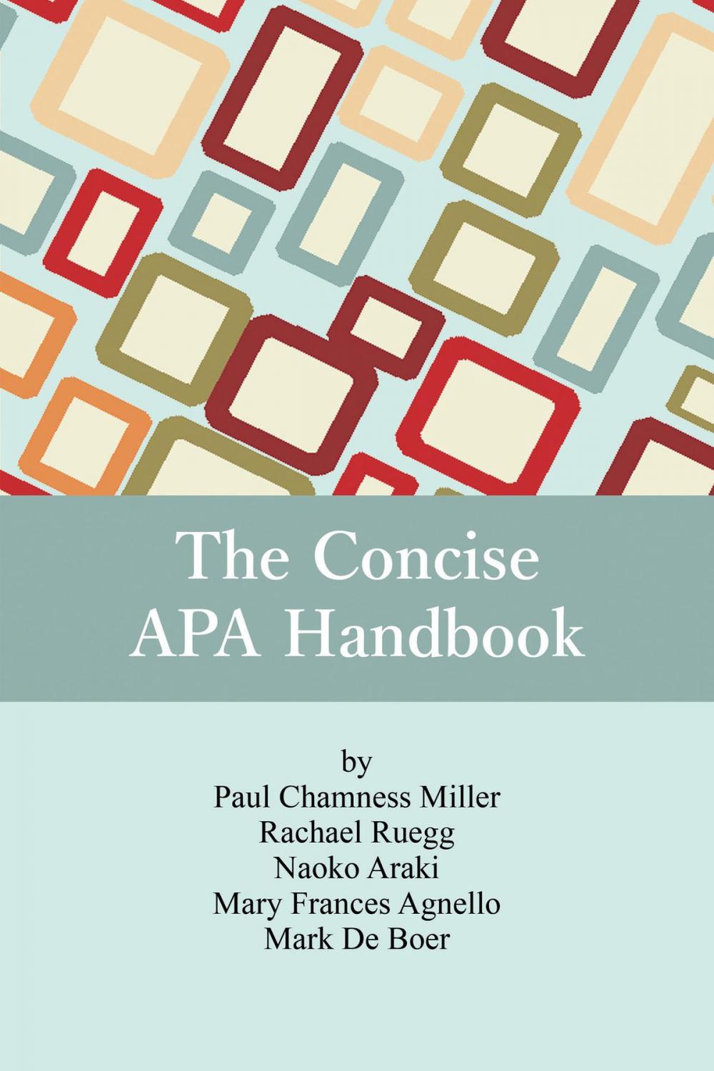 Big bigCover of The Concise APA Handbook