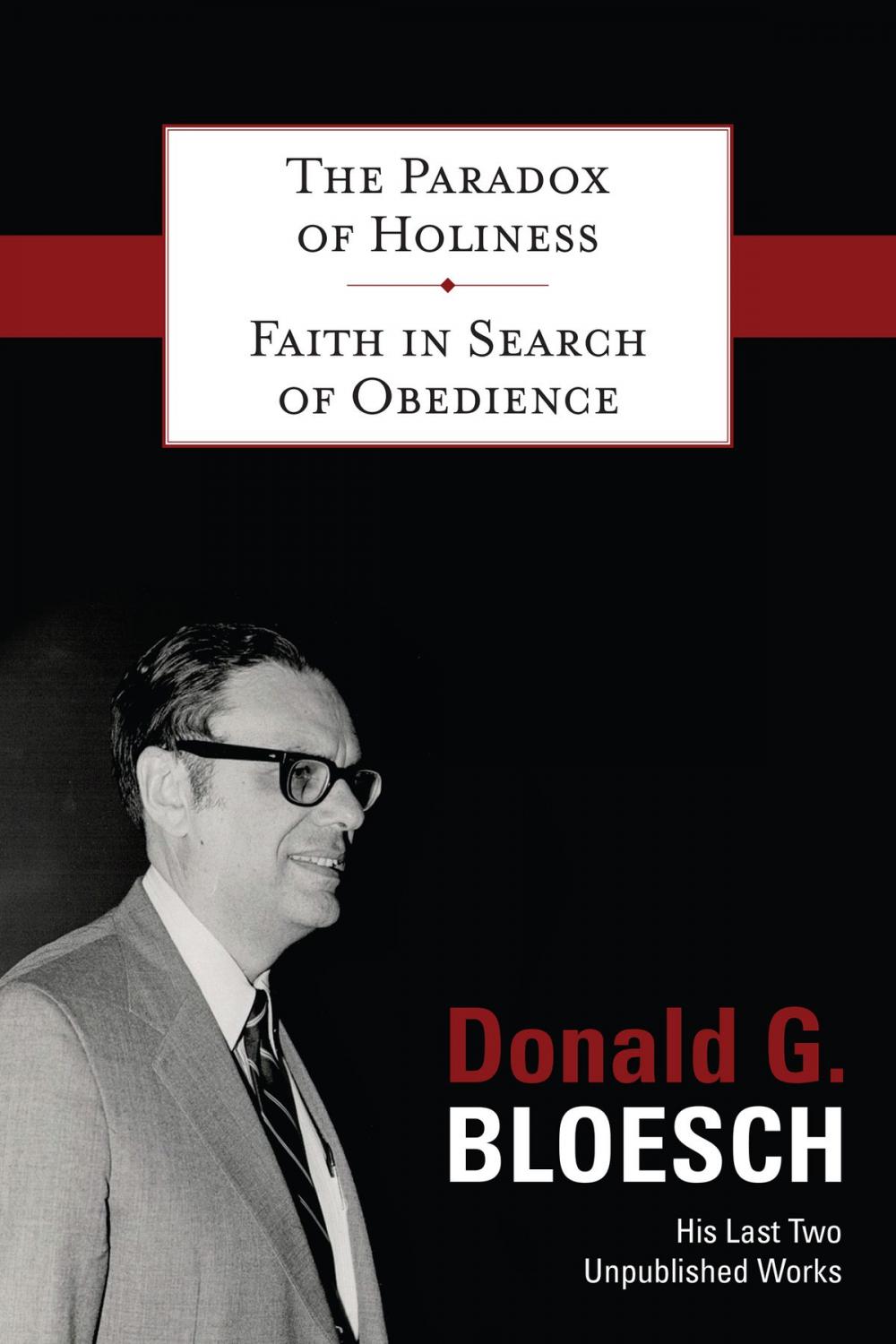 Big bigCover of The Paradox of Holiness; Faith in Search of Obedience