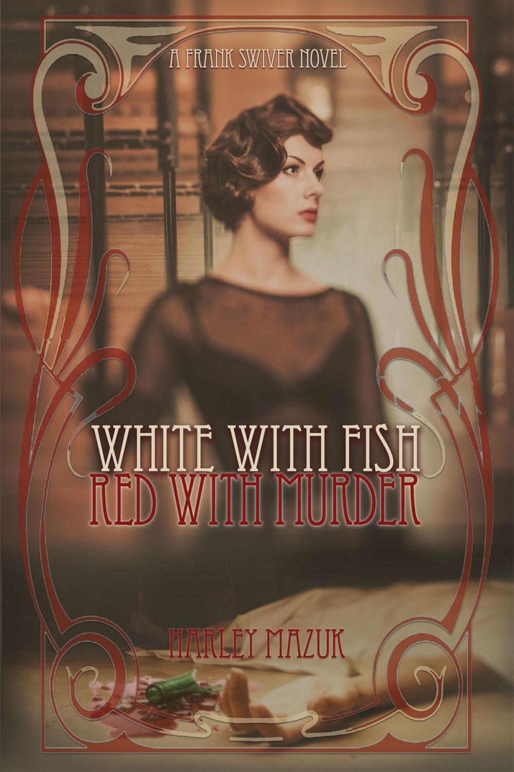Big bigCover of White with Fish, Red with Murder