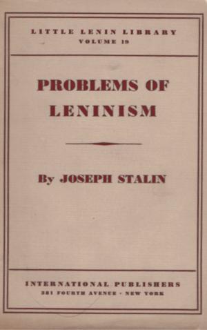 Book cover of Problems of Leninism
