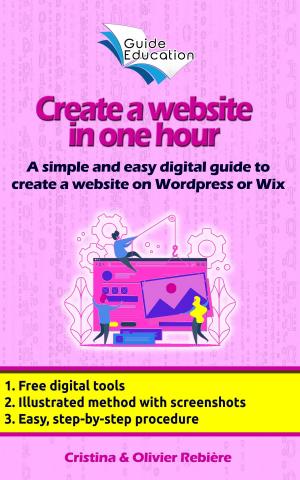 Book cover of Create a website in one hour