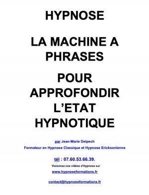 Cover of the book La machine à phrases by Jean-Marie Delpech