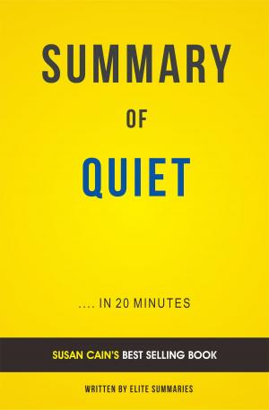 Cover of Summary of Quiet: by Susan Cain | Includes Analysis