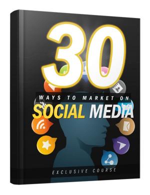 Cover of the book 30 Ways to Market on Social Media by Robert Louis Stevenson