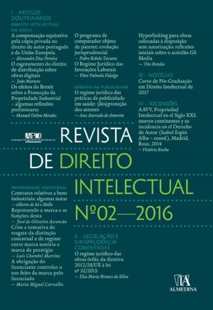 Cover of the book Revista de Direito Intelectual n.º 2 - 2016 by Margarida Lima Rego
