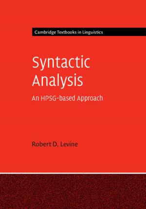 Cover of the book Syntactic Analysis by 