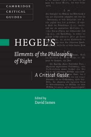 Cover of the book Hegel's Elements of the Philosophy of Right by Tim C. Lieuwen