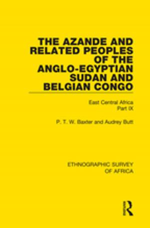Book cover of The Azande and Related Peoples of the Anglo-Egyptian Sudan and Belgian Congo