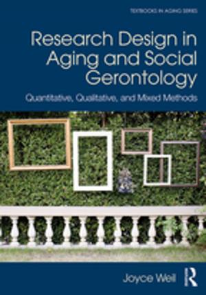 Cover of the book Research Design in Aging and Social Gerontology by 