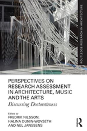 Cover of the book Perspectives on Research Assessment in Architecture, Music and the Arts by Amy Benjamin