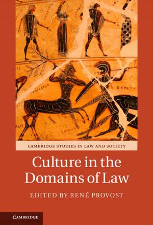 Cover of the book Culture in the Domains of Law by Jeroen van van Dongen