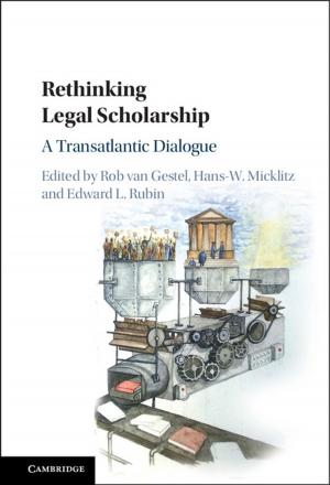 Cover of the book Rethinking Legal Scholarship by Larry R. Dalton, Peter Günter, Mojca Jazbinsek, O-Pil Kwon, Philip A. Sullivan