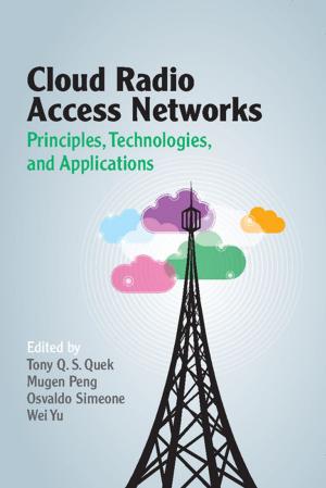 Cover of the book Cloud Radio Access Networks by David P. Stone