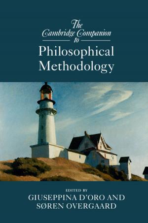 Cover of the book The Cambridge Companion to Philosophical Methodology by John Buchanan, Simon Deakin, Dominic Heesang Chai
