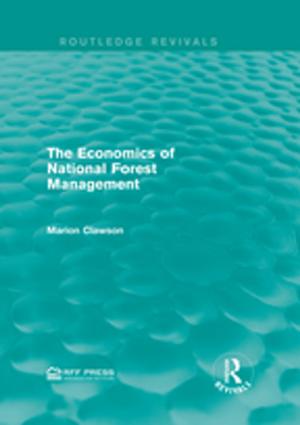 bigCover of the book The Economics of National Forest Management by 