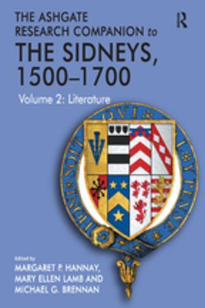 bigCover of the book The Ashgate Research Companion to The Sidneys, 1500–1700 by 