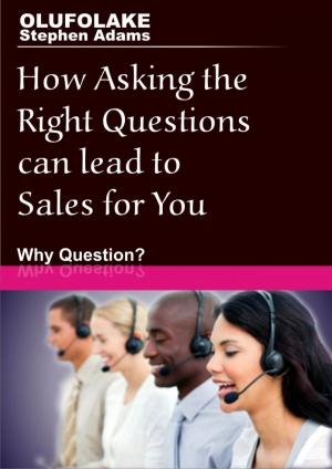 Cover of the book How Asking The Right Questions Can Lead To Sales For You: Why Questions? by Olufolake Stephen Adams