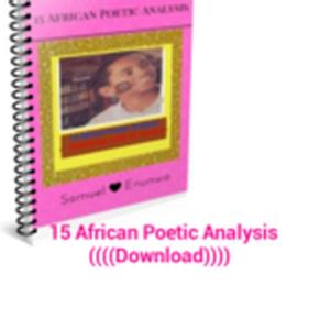 Cover of the book 15 African Poetic Analysis by Malika Sorel-Sutter