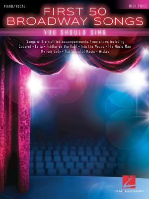 Cover of the book First 50 Broadway Songs You Should Sing by Joel Rothman