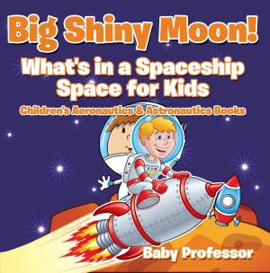 Book cover of Big Shiny Moon! What's in a Spaceship - Space for Kids - Children's Aeronautics & Astronautics Books