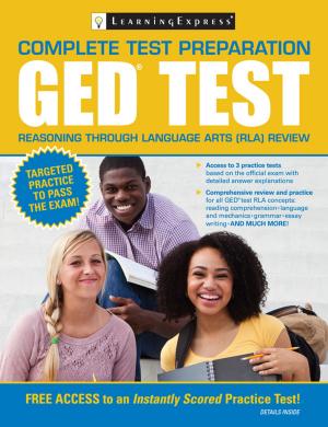 Cover of the book GED Test Reasoning through Language Arts (RLA) Review by LearningExpress