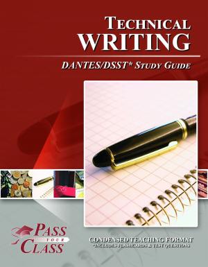 Book cover of DSST Technical Writing DANTES Test Study Guide