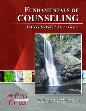 Book cover of DSST Fundamentals of Counseling DANTES Test Study Guide