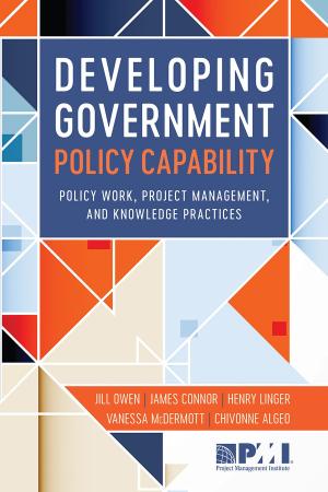Cover of the book Developing Government Policy Capability by Brian Hobbs, Yvan Petit, PMP