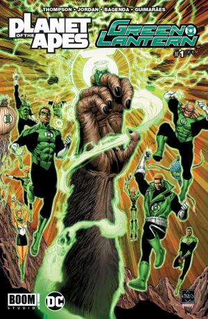 Book cover of Planet of the Apes/Green Lantern #1