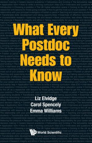 Cover of the book What Every Postdoc Needs to Know by Daniel J Gross, John T Saccoman, Charles L Suffel