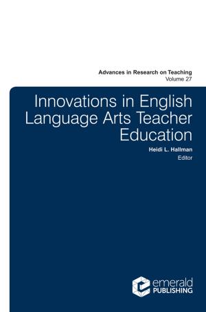 Book cover of Innovations in English Language Arts Teacher Education
