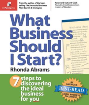 Cover of the book What Business Should I Start? by Steve Blank