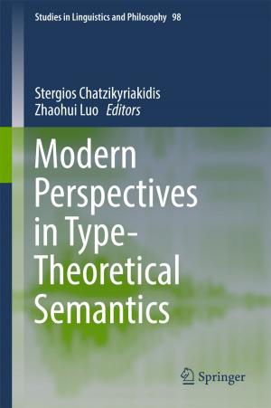 Cover of the book Modern Perspectives in Type-Theoretical Semantics by M. Aaron Bond, Barbara B. Lockee