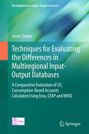 Cover of the book Techniques for Evaluating the Differences in Multiregional Input-Output Databases by Anil K. Suresh