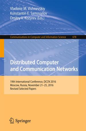 Cover of the book Distributed Computer and Communication Networks by 