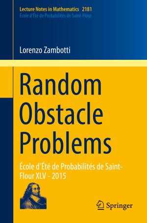 Cover of the book Random Obstacle Problems by Halszka Bąk