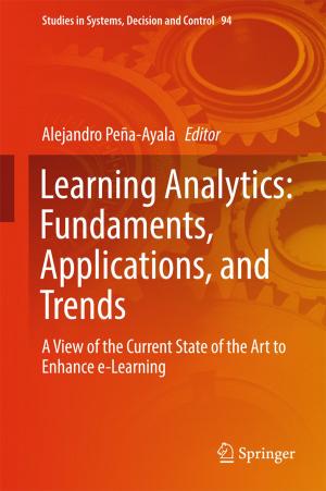 Cover of the book Learning Analytics: Fundaments, Applications, and Trends by 