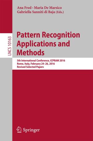 Cover of the book Pattern Recognition Applications and Methods by Bastien Dalla Piazza