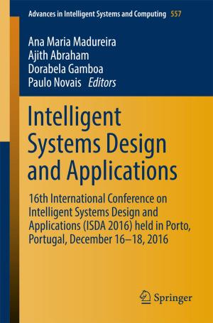 Cover of the book Intelligent Systems Design and Applications by Emilia Fridman