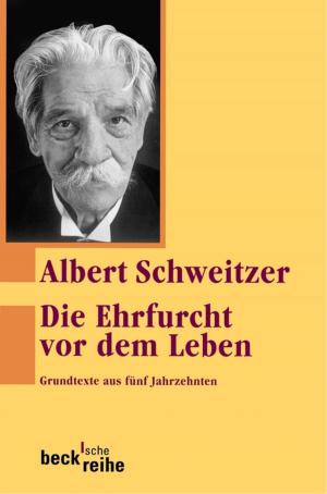 Book cover of Die Ehrfurcht vor dem Leben
