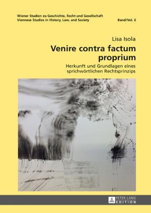 Cover of the book Venire contra factum proprium by Markus Wiese