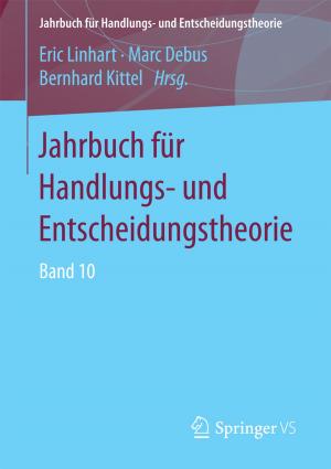 Cover of the book Jahrbuch für Handlungs- und Entscheidungstheorie by Rebekka Gerlach, Reinhard Beyer